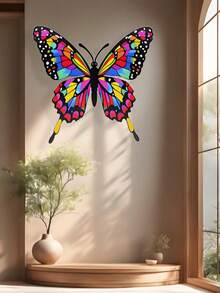 Colorful Butterfly Metal Wall Art - Perfect Gift For Garden Decor, Ideal For Mother's Day, Thanksgiving & Christmas