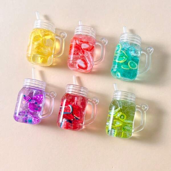 4pcs/6pcs/15pcs Unique Drink Bottle Fridge Magnets, Suitable For Office Whiteboard, Home Kitchen, Ideal For Kitchen And Office, Great Gift For Holidays - Applicable For Fridge, Office And Home Decor, Kitchen And Office Accents, Cute Design, Resin Material, Fridge Magnet Stickers, Chalkboard Magnets, Fridge Stickers, Fridge Magnets, Cute Decorative Magnets