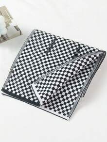 1 szt. szalików dla kobiet, akcesoria zimowe. Ten mały, dzianinowy szalik w kratkę to wszechstronny, jesienny i zimowy kołnierz ortopedyczny dla kobiet. To gruba i ciepła osłona na szyję do jazdy na rowerze na świeżym powietrzu.