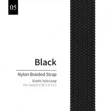编织弹性单圈表带，兼容 Ultra 表带 49 毫米 45 毫米 44 毫米 46 毫米 42 毫米 41 毫米 40 毫米 38 毫米 男女款，柔软尼龙弹性编织腕带，表带替换件，兼容 Ultra 2、Series 10/9/8/7/6/5/4/3/2/1 SE，可作为返校学生的礼物 - 38mm/40mm/41mm - 查看 5