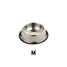 1pc Stainless Steel Paw Print Pattern Pet Bowl Suitable For Cats And Dogs Weighing Less Than 20 Pounds, For Water And Food - Silver - View 10