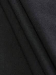 Plus Size Women's  T-Shirt With Messi GOAT Soccer Ball Print - Casual Sporty Top For Football Fans, Perfect For Everyday Wear And Sports Events220g - màu đen - Xem 3