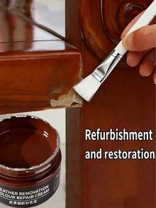 100g Wood Filler - For Filling Scratches, Cracks, Dents And Holes, Suitable For Furniture, Floors And Doors - Easy To Use DIY Wood Repair Compound With Polishing Effect - Durable And Long-Lasting, Applicable To Wooden Surfaces, Woodworking Tools, Furniture Restoration, Smooth Surface Treatment And Durable Wood Products - Brown - View 3