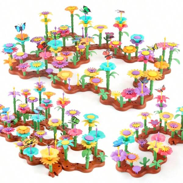 Children's Versatile Puzzle Garden Creative Puzzle Toys DIY Puzzle Garden Toys Parent-Child Interactive Toys Multiplayer Game Toys Are The Preferred Toys For Children