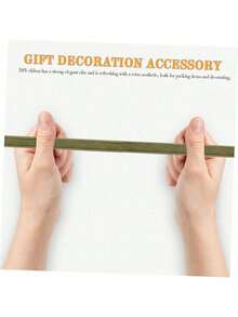 Baluue 1 Rollo de terciopelo para coronas multifunción listones navideños listones para moños decorar decoración de envolver conveniente de Green - 1 - Ver 7