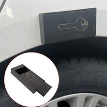 Caja fuerte magnética negra creativa para guardar llaves, soporte para llaves de coche, almacenamiento oculto para uso en el hogar, oficina, coche, camión, caravana, caja secreta - Negro - Ver 6