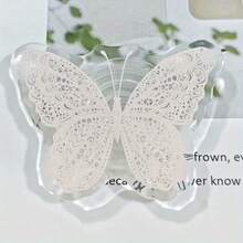 2D Butterfly Shaped Phone Stand - Self-Adhesive Phone Holder, Portable Desktop Stand, Universal Non-Slip Design, Creative Gift For Girls - Multicolor - View 9