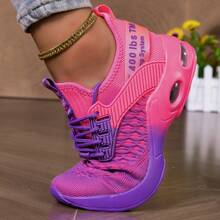 Comfortable,Casual,Commuter,Mothers Day Gifts ,Holiday,Halloween,Christmas,Personalized,Halloween Women's Fashion,Fallfreshnes,Women's Sneakers - Available In Three Colors: Bright Pink, White And Bright Orange. Women's Casual Shoes, Lightweight Blade Sole, Breathable Knit, Lace-Up Rebound Cushioning, Suitable For Walking And Tennis, Sports Style2025 Autumn New Arrivals Women's Lightweight Stylish Sneakers - Low-Top  Sole For All-Day Wear, Casual Sneakers |   Low-Top Sneakers |   Lace-Up Closure, Comfortable, Non-Slip, Lace-Up Casual Sneakers With Cushioned Insoles, White Stripe Design (These Shoes Are Perfect For Swapping With Friends At The Start Of The New School Year. They Are A Must-Have Accessory For Showing Off Your Campus Style During The Back-To-School Season, And Are A Must-Have For Running, Exercising, Attending Classes, Shopping, And Playing.) . They Are A Must-Have Item For Halloween Costume Outfits And Also Very Suitable For Wearing With Clothes In The Autumn Season.