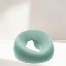 1pc Multifunctional Soft O-Shaped Face Pillow | Soft Fabric, Suitable For All Seasons, Ideal For Adults, Spa And Beauty Salon Use, Zipper Closure - Multicolor - View 10