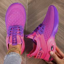 Comfortable,Casual,Commuter,Mothers Day Gifts ,Holiday,Halloween,Christmas,Personalized,Halloween Women's Fashion,Fallfreshnes,Women's Sneakers - Available In Three Colors: Bright Pink, White And Bright Orange. Women's Casual Shoes, Lightweight Blade Sole, Breathable Knit, Lace-Up Rebound Cushioning, Suitable For Walking And Tennis, Sports Style2025 Autumn New Arrivals Women's Lightweight Stylish Sneakers - Low-Top  Sole For All-Day Wear, Casual Sneakers |   Low-Top Sneakers |   Lace-Up Closure, Comfortable, Non-Slip, Lace-Up Casual Sneakers With Cushioned Insoles, White Stripe Design (These Shoes Are Perfect For Swapping With Friends At The Start Of The New School Year. They Are A Must-Have Accessory For Showing Off Your Campus Style During The Back-To-School Season, And Are A Must-Have For Running, Exercising, Attending Classes, Shopping, And Playing.) . They Are A Must-Have Item For Halloween Costume Outfits And Also Very Suitable For Wearing With Clothes In The Autumn Season.