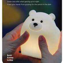 7-Color Adjustable Brightness Dog LED Night Light With 30-Minute Timer, 3 Dimming Levels, USB Rechargeable Bedside Lamp For Bedroom Decor - Multicolor - View 11