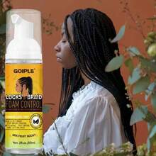 Goiple 2 Fl Oz Braid Styling Mousse - Lavender Scented Lightweight Moisturizing Liquid Styling Mousse, Designed For Women, Enhances Shine, Tames Braids, Long-Lasting Hold, Suitable For Braids, Dreadlocks, Cornrows, Curly Hair And More - Multicolor - View 4
