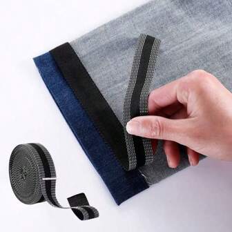 Strisce modificate per bordi dei pantaloni, nastro adesivo termoadesivo per accorciare i bordi dei pantaloni, accessori fai-da-te per cucire, lunghezza 5M
