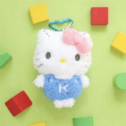 Móc khóa mặt dây chuyền Hello Kitty - Thiết kế nghệ thuật đường nét tối giản, Mặt dây chuyền Sanrio mềm mại dễ thương, Chi tiết nơ biểu tượng, Phụ kiện túi nhẹ cho trẻ em và người lớn, Vải nhung chất lượng cao, Cảm giác chạm thoải mái, Đường khâu và dây bền, Lý tưởng cho ba lô/ví/chìa khóa, Quà tặng hoàn hảo cho người hâm mộ Hello Kitty, Phụ kiện Anime nóng bỏng xuyên biên giới, Trang trí theo chủ đề hoạt hình ngọt ngào