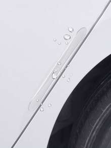 4 Stücke universelle Tür- und Rückspiegel-Schutzleiste, Türkanten-Aufprallschutz-Kratzer-Werkzeug, Silikon-Schutzaufkleber für Autos, kratzfester universeller Klebstoff