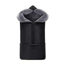 Baby Stroller Bassinet Sleeping Bag With Detachable Windproof Foot Cover, Padded Stroller Footmuff For Warmth