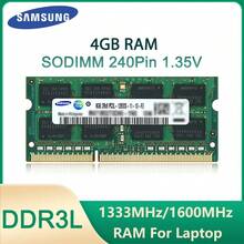 Samsung 三星笔记本电脑内存 DDR3L 1.35V 1333MHz/1600MHz 4GB RAM 204针 SO-DIMM 内存条，适用于笔记本电脑，圣诞礼物/新年礼物/节日礼物/圣诞特辑 - DDR3L 1.35V 4GB - 查看 2