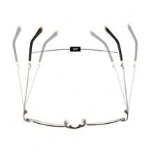 New Fashion Crystal Glass Folding Reading Glasses, Unisex, Metal & Resin Material, Anti-Fatigue - Clear - View 3
