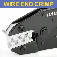 Crimping Heat Shrink Connectors - AWG 22 - 10 Ratchet Wire Terminal Crimper - Ratcheting Crimper Tools - Available Insulated Nylon Connectors And Electrical Wire Connectors - 8327 - 太陽能連接器壓接模具 F - 查看 3