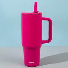 1PC 40oz Stainless Steel Insulated Car Cup, Large Capacity, With Handle, Easy To Carry, Meet Daily Use Needs, Available In A Variety Of Colors, Is A Good Choice For Personal Use Or As A Gift, Holiday Gift, Beautiful And Practical - Nhiều màu - Xem 13