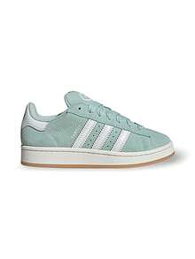 Adidas CAMPUS 00s Women Sneakers Lightweight Cushioning Shock Absorption Breathable Suede Upper Anti-Slip Sole Soft Lining Comfortable Fit Classic Logo Daily Street Gym Outing Shopping Travel Spring Green White JQ5752 - Green/white - View 3