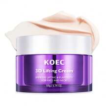 KOEC Kem nâng cơ và làm săn chắc 3D, nhắm mục tiêu vào làn da chảy xệ, nâng cơ và cấp ẩm tức thì, tăng cường độ đàn hồi cho da, kem dưỡng ẩm chống lão hóa cao cấp của Hàn Quốc. - Màu tím - Xem 6