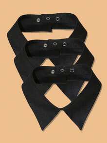 1/3件装可拆卸衬衫领，休闲时尚百搭可调节领，适用于圣诞装饰连衣裙 - 多色 - 查看 18