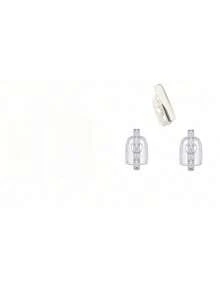 1 szt./zestaw jednorzędowych, gładkich, pionowych grilli na zęby z cyrkonii sześciennej w kolorze różowego złota/srebra/złota, unisexowa, regulowana biżuteria na imprezę hip-hopową, prezent, europejskie i amerykańskie wnęki na zęby, wydrążone złote zęby, hip-hop, rap, spersonalizowane, pozłacane akcesoria do protez na Halloween (dostawa losowa)