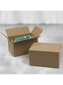 10pcs/Set Small Item Transport Box Set, Brown Corrugated Paper Mailing Boxes With Lids, DIY Gift Packaging Boxes, Suitable For Christmas, Halloween Gifts - Multicolor - View 9