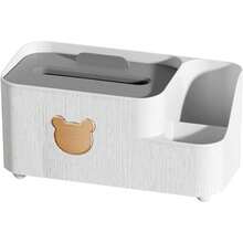 EstiloAUNMAS Caja De PañUelos De Rectangular, Organizador De Servilletas Con Caja De Control Remoto Soporte De PañUelos Faciales Para BañO Cocina Y Oficina RecáMaraVersióN Mejorada - 1 - Ver 10