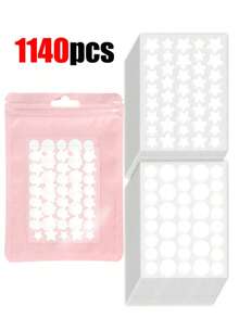 520 Stücke rosa, schwarz, weiß, blau, lila, grüne Stern- und Sternchen-Gesichtsaufkleber, ein Muss für Fotos, Gesichtsmalerei, geeignet für verschiedene Partys, Treffen und Spaßaktivitäten. 1140/760/304/152/76 Stücke, Make-up, günstig, Raumdekoration, Schminktisch, Reise, Schlafzimmer, Make-up-Accessoires