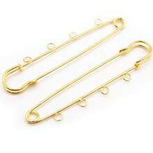 5pcs Craft Safety Pins Brooch Metal Sewing Pins With Loops Sewing Clothes Pins For Tags DIY Handmade Jewelry Making Accessories Findings - Brooch Pins - View 34