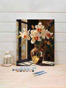 Cyfrowe malowanie kwiatów DIY: Rozpal kreatywność, przedstaw kolorowy świat. Cyfrowe malowanie DIY, rozpocznij swoją artystyczną podróż. To idealne połączenie kreatywności i zabawy, doskonały wybór do interakcji, dzielenia się z parami i relaksu. - Wielokolorowe - Zobacz 2