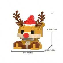 Christmas Santa Claus, Christmas Tree, Train, Snowman, Micro Building Blocks, Creative Gifts, Reindeer Building Blocks, Perfect Holiday Gifts, Room Decor, Christmas, Christmas Decorations, Adult Building Blocks, Cubby Houses, Gifts, Christmas Train Sets, Christmas, Building Blocks, Christmas Decorations Winter Christmas Decorations Home Christmas Gifts Christmas Decor - Multicolor - View 12