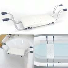 Adjustable Shower Bath Seat Chair Stool Bench Non-Slip For Disabled Elder - White - View 10