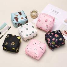 1PCS Cute Cartoon Girl Sanitary Napkin Storage Bag, Large-Capacity Sanitary Napkin Storage Bag, Portable Travel Bag - Nhiều màu - Xem 4