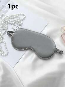 1pc/3pcs/5pcs/10pcs Black, Champagne, Gray, Pink, Green, Blue, Dark Green Double-Sided Silk-Like Breathable Sleep Eye Mask, Relieve Eye Fatigue, Suitable For Girls Nap, Blackout Eye Mask, Non-Tight - Multicolor - View 42