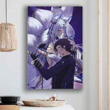 Framed  Anime The Eminence In Shadow Poster Wall Art Picture Painting Poster Canvas Print Posters Artworks Bedroom Living Room Decor - Đóng khung - Xem 2