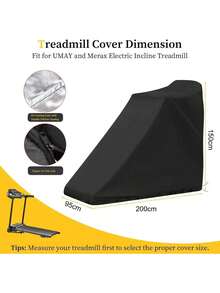 Fundas para Cinta de Correr, Funda Protectora para Equipos Deportivos y de Fitness,Cubierta Protectora Impermeable a Prueba de Polvo paraáquina de Correr(200 * 95 * 150) - 1 - Ver 2