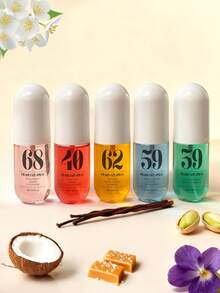 Xịt thơm phòng Brazil 50ml, 5 mùi hương, dùng trong nhà và ngoài trời, hương thơm đa tầng giúp cải thiện tâm trạng, hương thơm tự nhiên tươi mát và quyến rũ lâu dài, pha trộn các nốt hương dừa, mận, hoa violet, hồ trăn và hoa nhài, cùng với hương hoa quả cam quýt và hương gỗ biển, thích hợp cho các buổi hẹn hò, tiệc tùng, tụ họp, kỳ nghỉ, nhà cửa, khách sạn, văn phòng. - Nhiều hương thơm - Xem 10