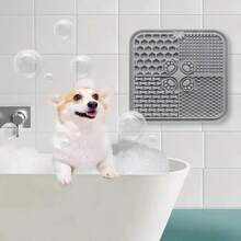 4-Compartment Pet Slow Feeder Mat, 12 Colors, With Dedicated Scraper & Spreading Spoon, Silicone, Suction Cup, Wall-Mounted, Cats & Dogs Lick Mat - Multicolor - View 18