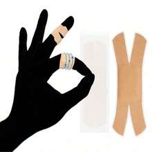 100/10pcs X-Shaped Bandages, Emergency Wound Hemostatic Patches, Fingertip Bandages, Flexible Shaped Bandages, Waterproof Bandages, Creative Dressings And Wound Dressings, Breathable Adhesive Bandages - Suitable For Emergency Wound Care, Abrasions, Blisters, Etc.