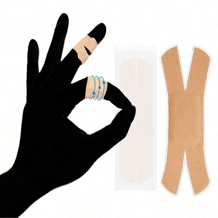 100/10pcs X-Shaped Bandages, Emergency Wound Hemostatic Patches, Fingertip Bandages, Flexible Shaped Bandages, Waterproof Bandages, Creative Dressings And Wound Dressings, Breathable Adhesive Bandages - Suitable For Emergency Wound Care, Abrasions, Blisters, Etc.