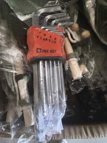 Extra-lange Arm Sechskantschlüssel-Set mit Kugel- und Blumenköpfen - Komfortabler Griff, beständiges Metall, ideal für Fahrradreparatur und DIY-Projekte, Sechskantschraubensatz, fachmännisch gefertigt