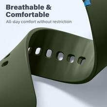 3/1 Pc Sport Band Compatible With Samsung Galaxy Watch 8 Band 40mm 44mm, Galaxy Watch 8 Classic Band 46mm, Comfortable Breathable Waterproof Silicone Replacement Strap Compatible With Samsung Watch Bands For Women Men - Galaxy Watch 8/8 Classic - View 5