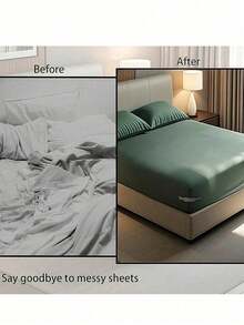 Bộ 4 giá đỡ ga trải giường có khóa, Giá đỡ ga trải giường mới năm 2025, Giá đỡ ga trải giường chịu lực cao, Giá đỡ ga trải giường góc, Dây đai ga trải giường vừa vặn với mọi kích thước nệm - trắng - Xem 5