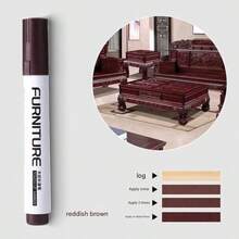 Bolígrafo de pintura para reparación de muebles de bajo olor, adecuado para materiales de madera y metal, kit de reparación de arañazos multicolor, satisface sus necesidades en diversos escenarios. Adecuado para reparar gabinetes, paneles de puertas, sofás, mesas, sillas, gabinetes de madera, suelos, piezas interiores de automóviles y bolsos. Secado rápido - Unitalla - Ver 22