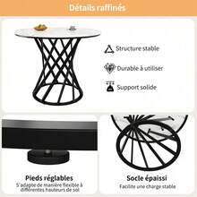 Dining Tables - Black - View 3