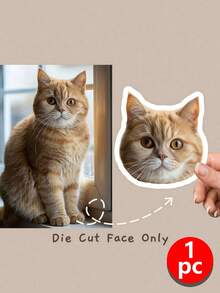 1-80 miếng dán vinyl in hình chó, mèo và các thú cưng khác, có thể tùy chỉnh tên thú cưng, chống thấm nước và chống rách, đa năng và có thể tái sử dụng. - Màu be - Xem 31