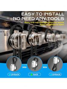 أغطية أزرار موقد الطهي لحماية الأطفال، 5 عبوات أغطية أزرار موقد الغاز شفافة مقاومة للحرارة، أغطية أزرار فرن مقاومة للأطفال للمطبخ، أغطية أزرار موقد شفافة مقاومة للحرارة، أغطية أزرار موقد مقاومة للأطفال - متعدد الألوان - مشاهدة 9